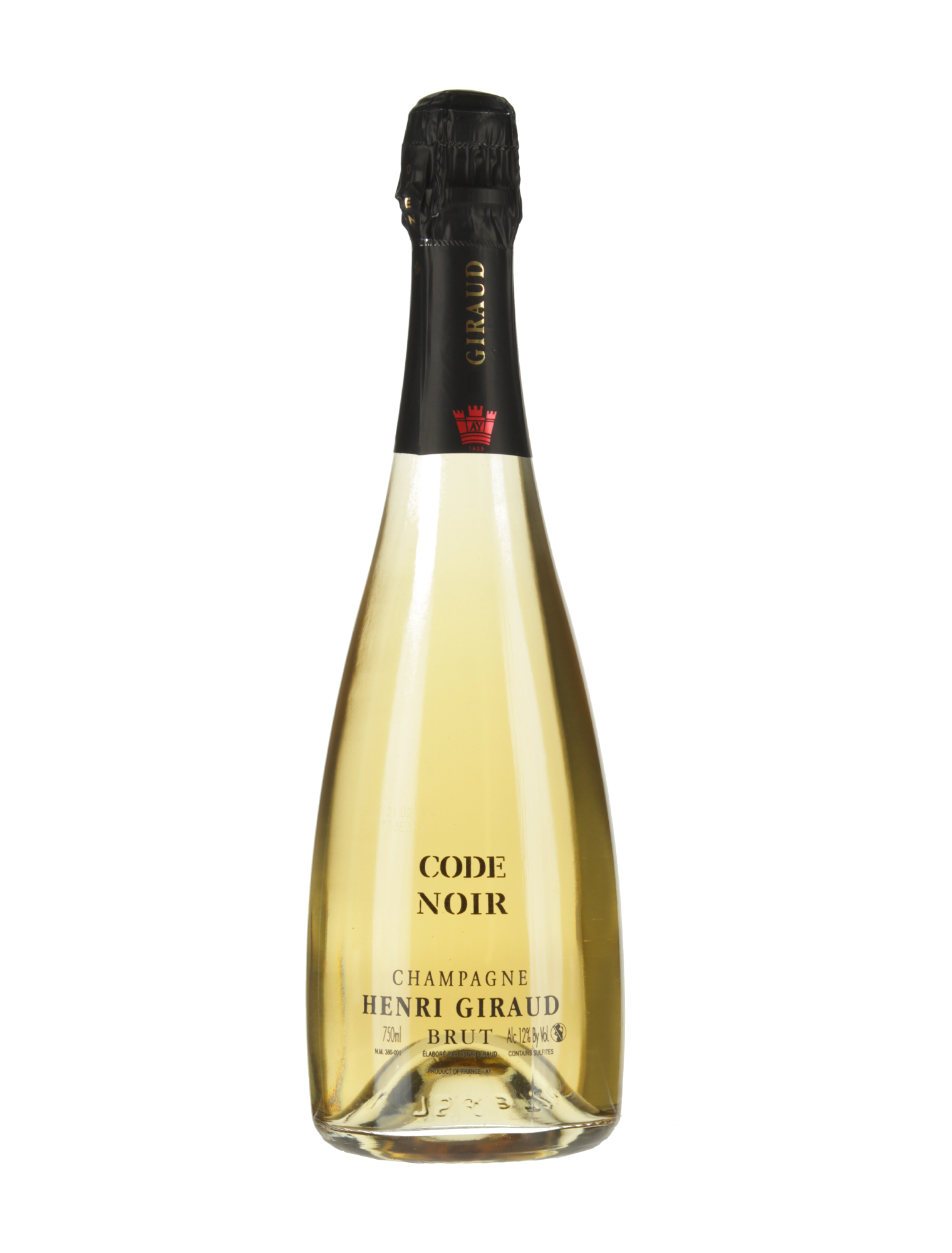 Champagne Brut Code Noir Henri Giraud ARVI SA The Swiss vault of